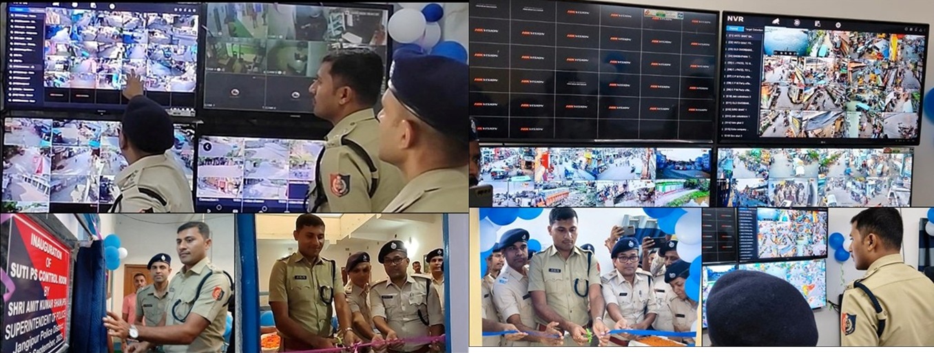 CCTV Control Opening at Suti & Samsherganj PSs